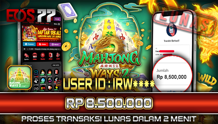 SELAMAT! JACKPOT RP. 8.500.000 LUNAS! SLOT GAME MAHJONG WAYS 2