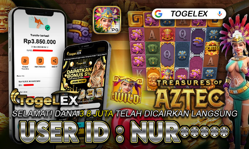 Slot EOS77 Jackpot Treasure of Aztec Menang Rp 3.850.000,- Lunas